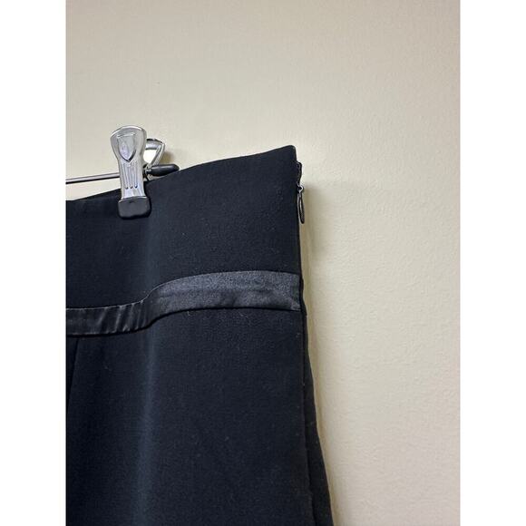 Josephine Chaus Black Office Siren Lined Knee Length Work Straight Skirt Size 12 - Picture 5 of 10